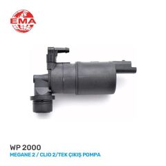 (117063) Cam Su Fiskiye Pompası Tek Çıkış Megane II-Clio II-C3-C4-C5-Jumpy-Partner 03